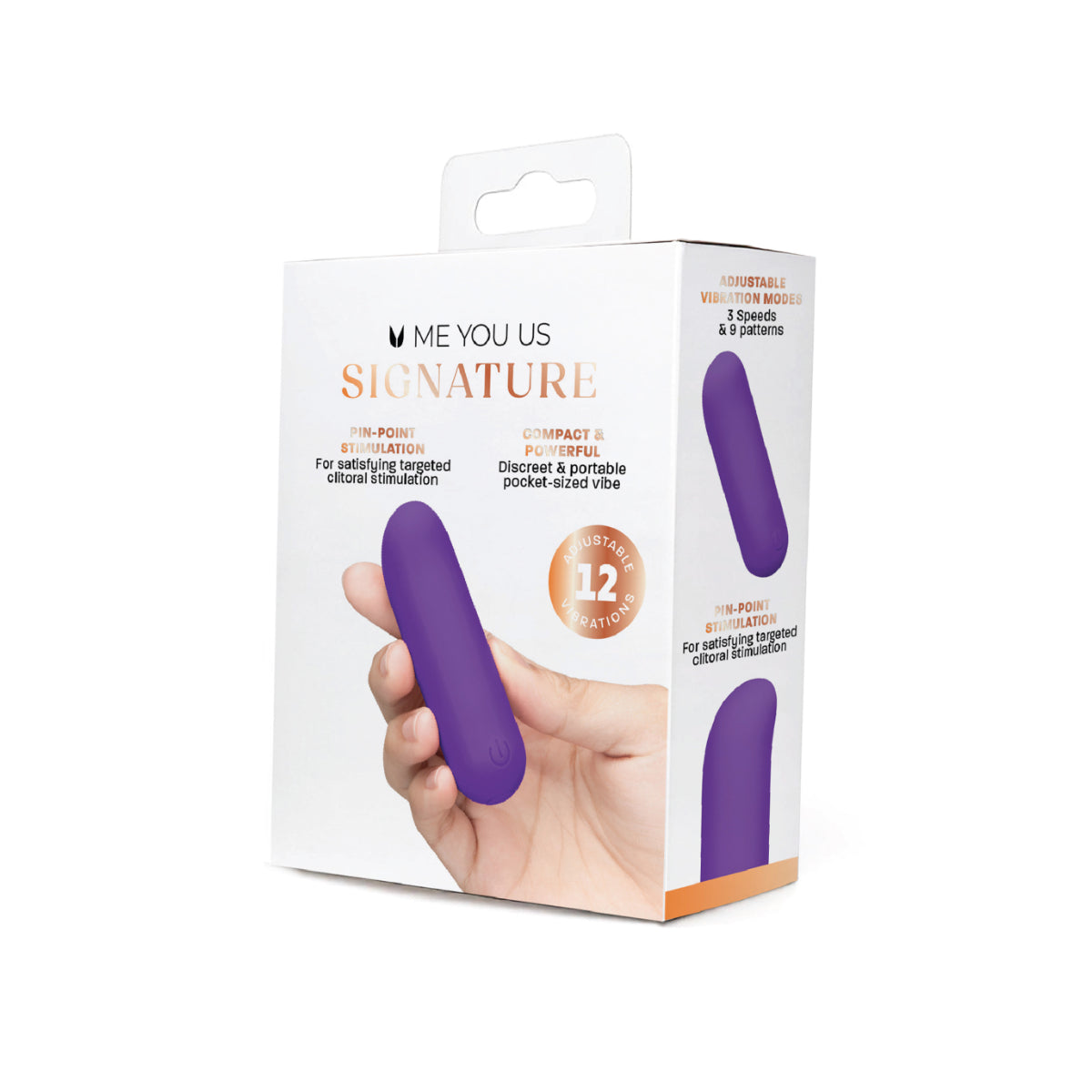 Me You Us Signature The Contour Bullet Vibrator Purple