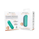 Me You Us Signature The Contour Bullet Vibrator Teal