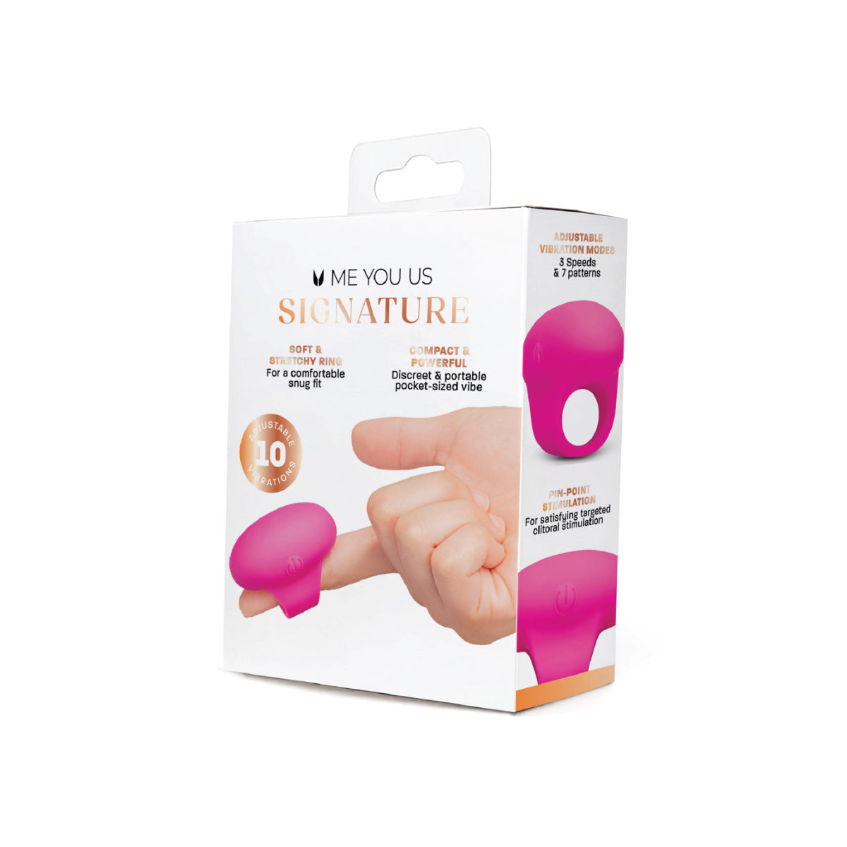 Me You Us Signature The Finger Vibrator Pink