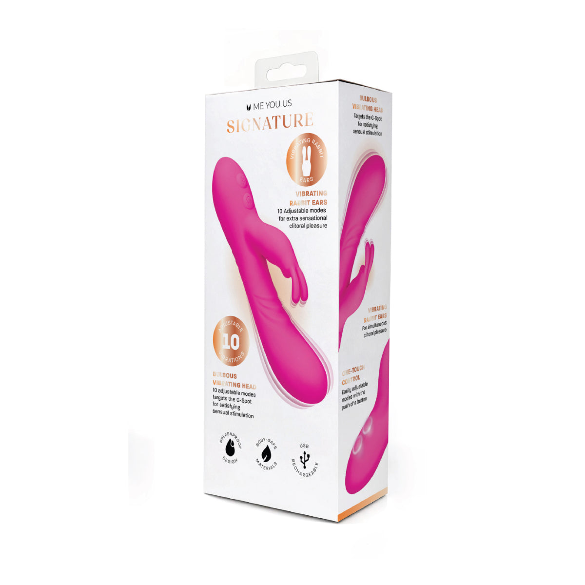 Me You Us Signature The Rabbit Vibrator Pink