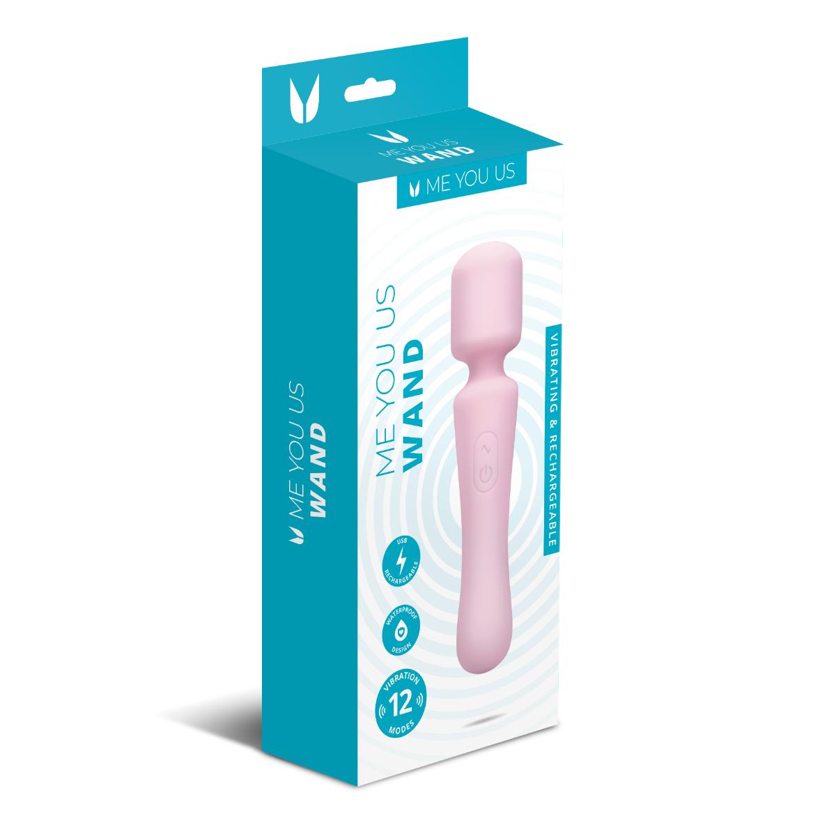 Me You Us Wand Vibrator Pink
