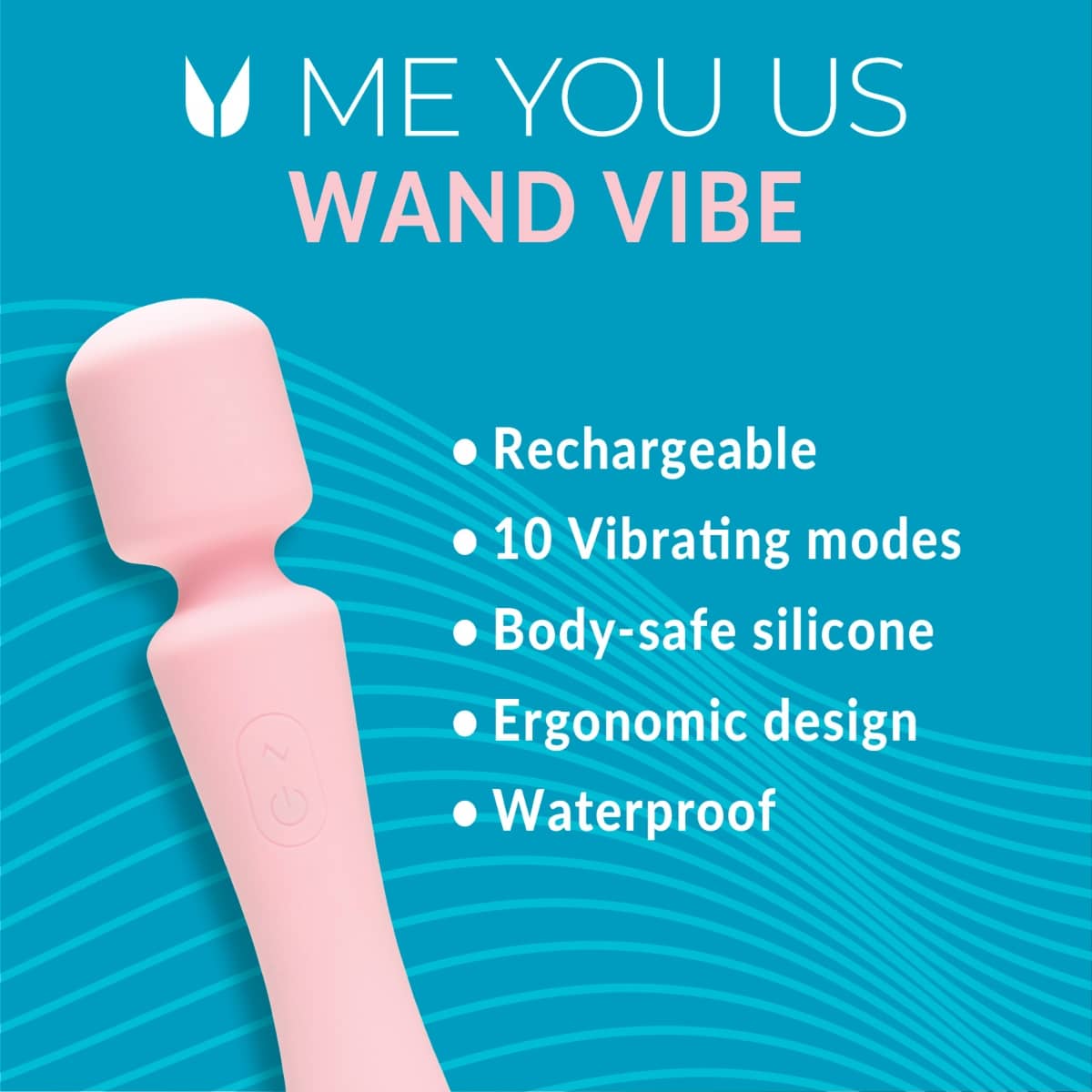 Me You Us Wand Vibrator Pink