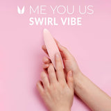Me You Us Swirl Bullet Vibrator Pink