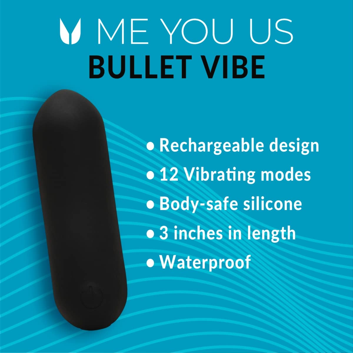 Me You Us Bullet Vibrator Black