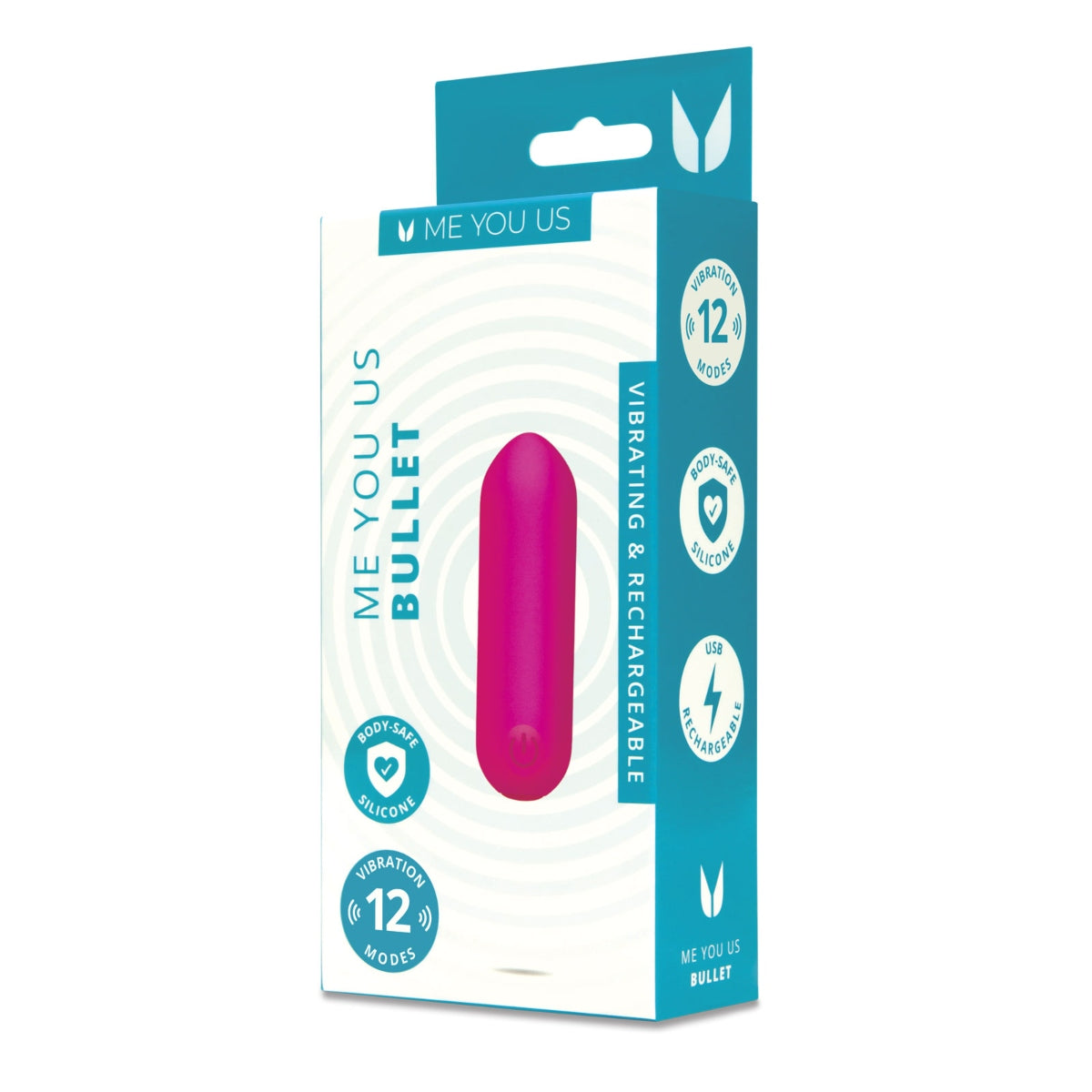 Me You Us Bullet Vibrator Hot Pink