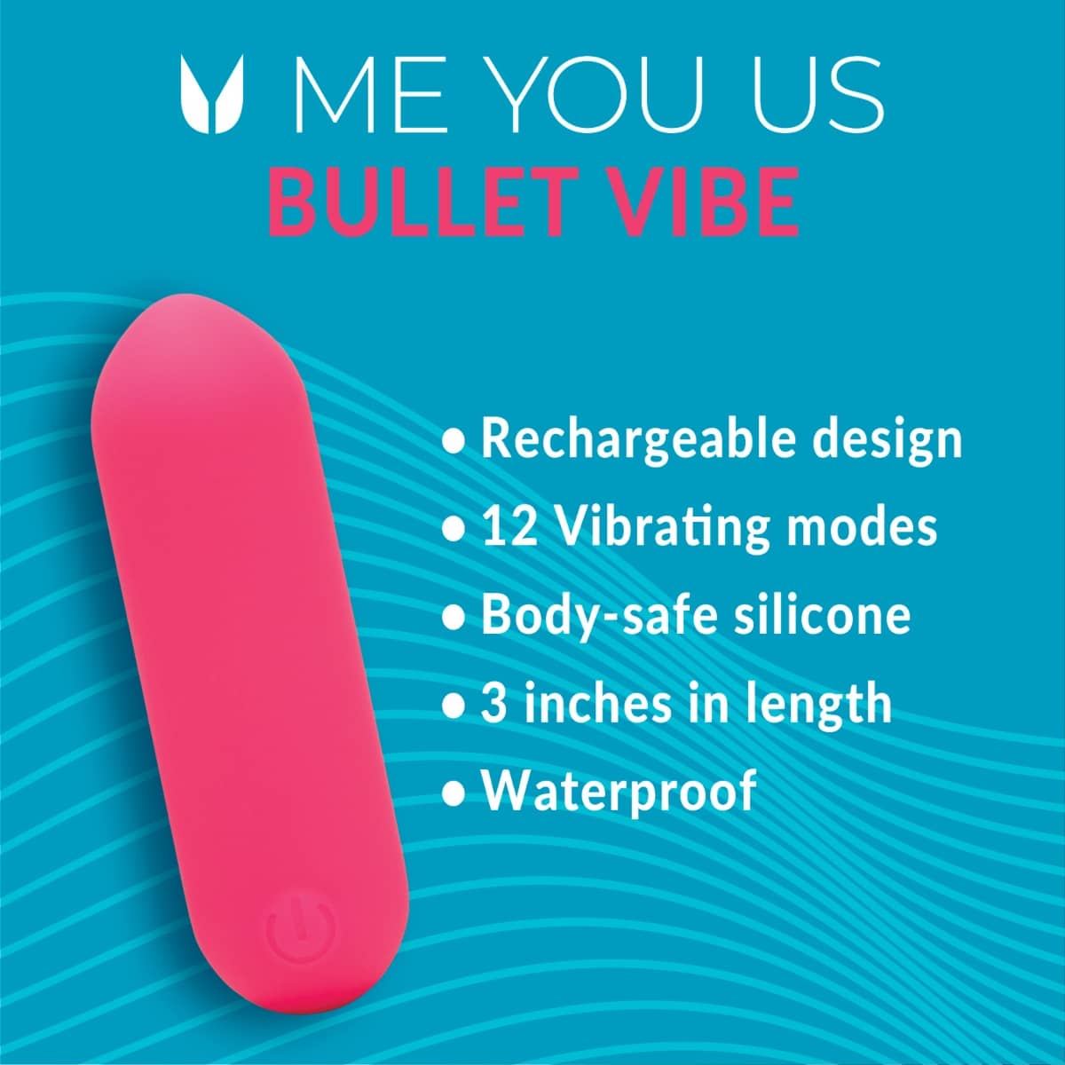 Me You Us Bullet Vibrator Hot Pink