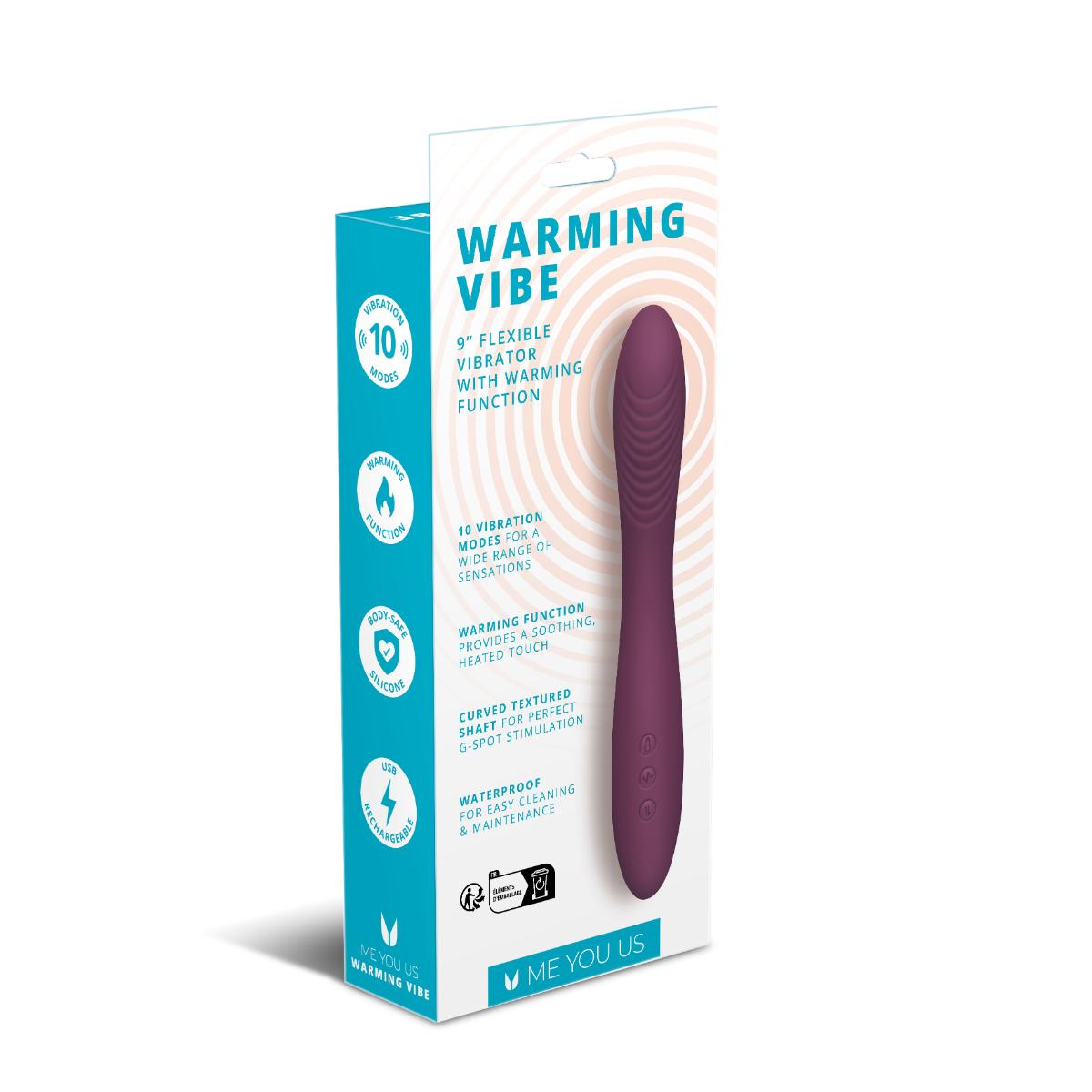 Me You Us Warming Vibrator Purple