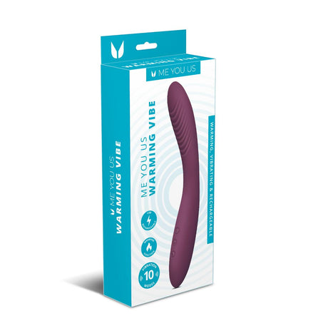 Me You Us Warming Vibrator Purple