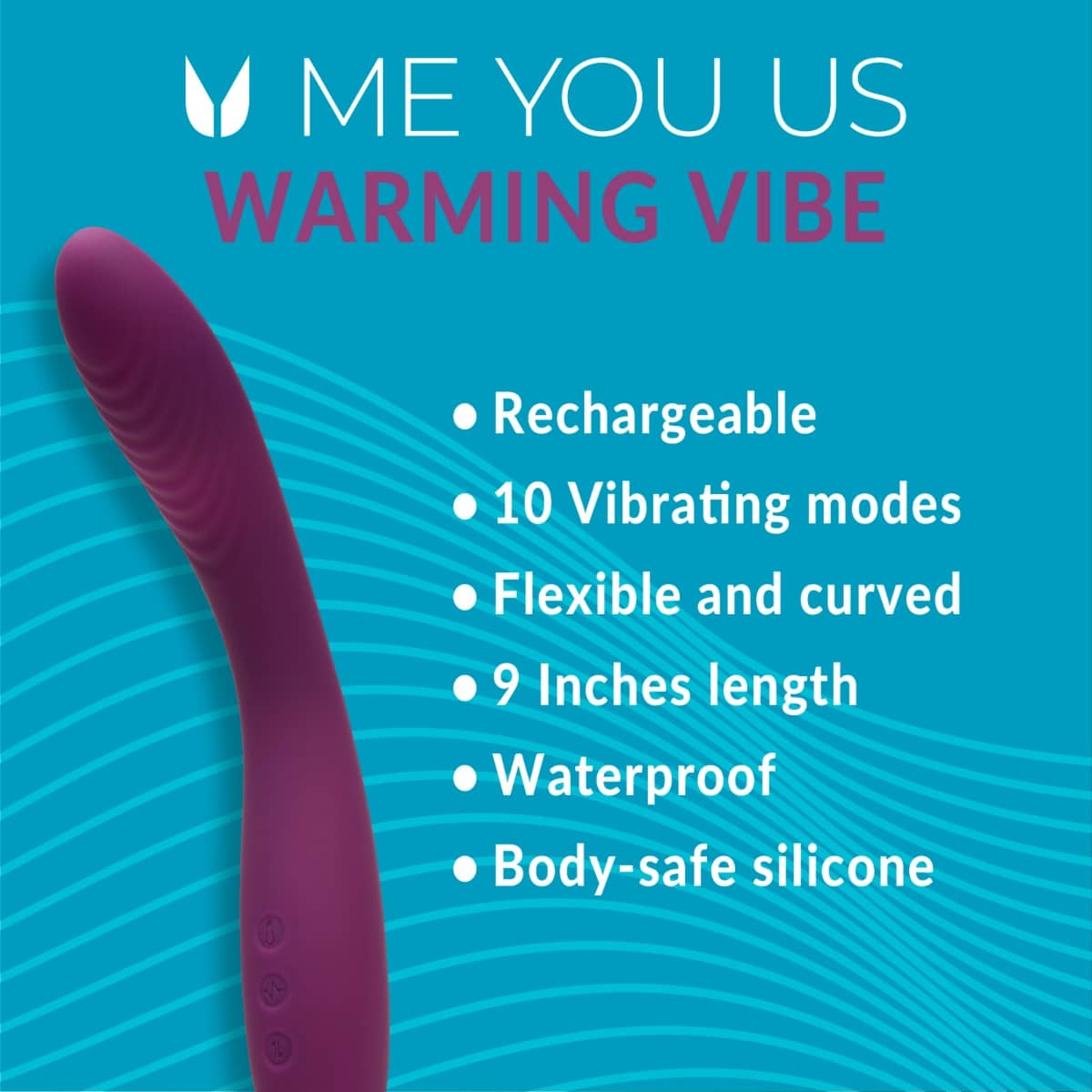 Me You Us Warming Vibrator Purple