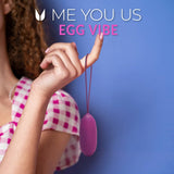 Me You Us Wireless Egg Vibrator Purple