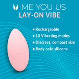Me You Us Lay On Vibrator Pink