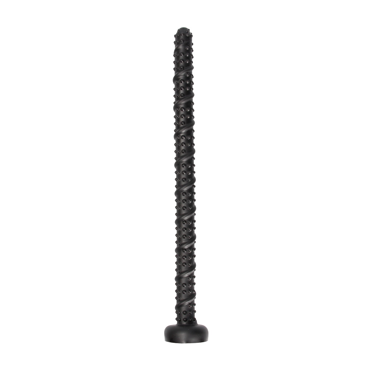 Ouch Textured Ass Snake Dildo Black 22 Inch