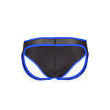 Ouch Puppy Play Neoprene Jock Strap Black Blue