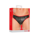 Ouch Puppy Play Neoprene Jock Strap Black Red