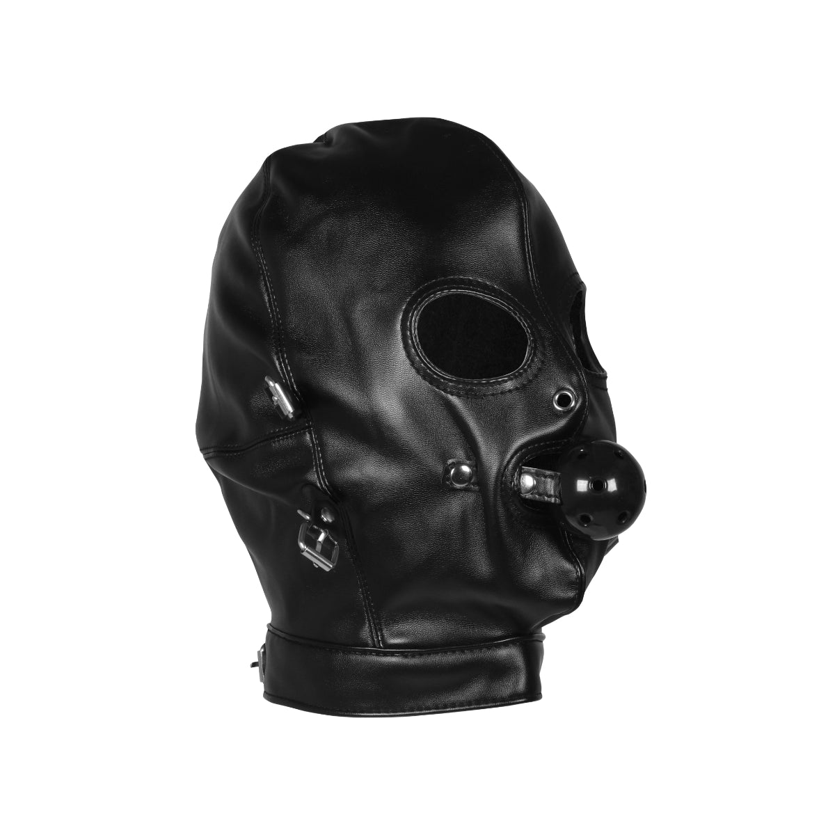 Ouch Xtreme Blindfolded Mask With Breathable Ball Gag Black