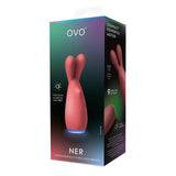 Ovo Ner USB Rechargeable Clitoral Lay On Vibrator Pink