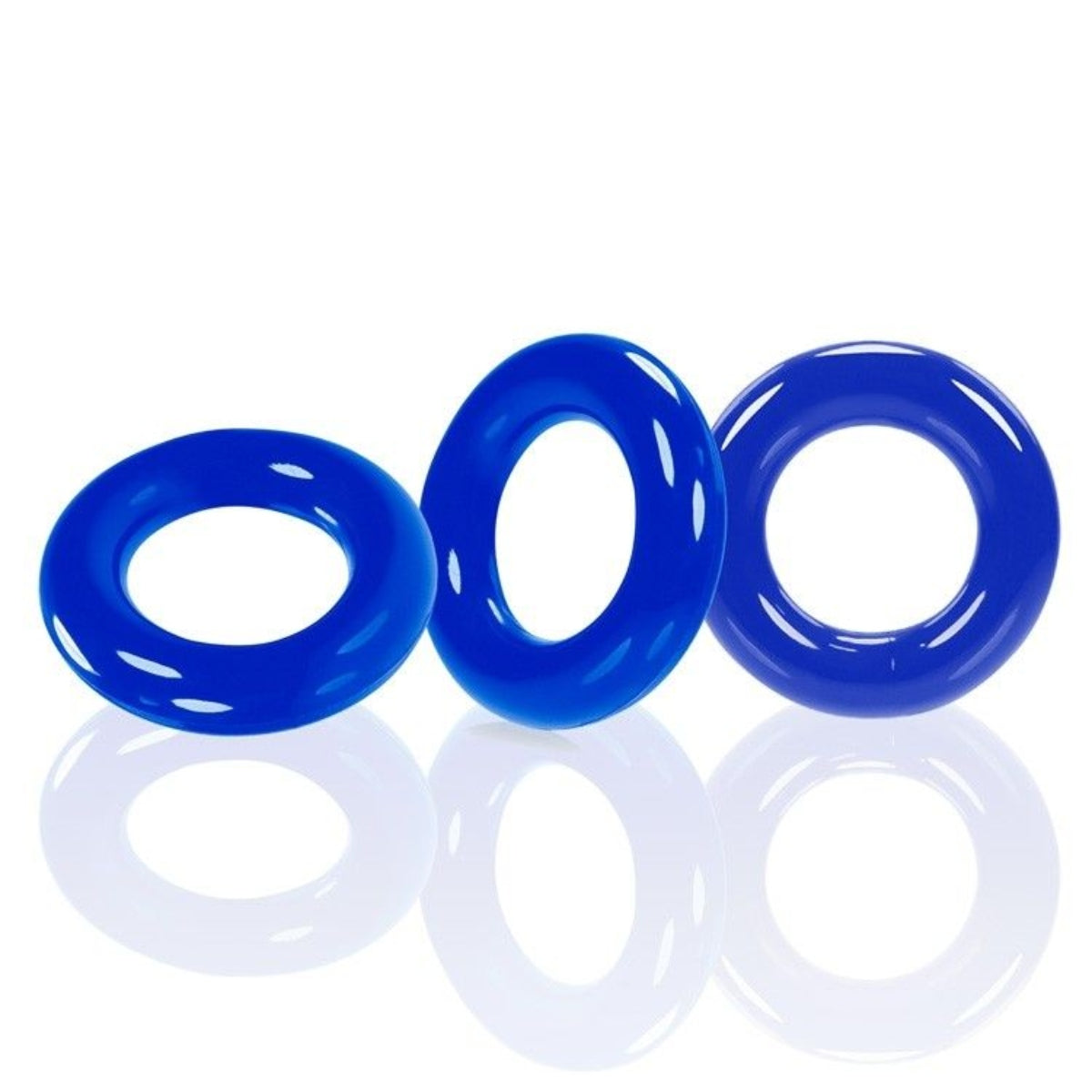 Oxballs Willy Rings Cock Ring 3 Pack Police Blue