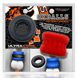 Oxballs Ultracore Core Ball Stretcher With Axis Cock Ring Red Ice