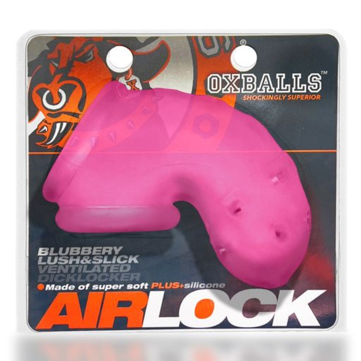 Oxballs Airlock Air Lite Vented Chastity Cage Pink