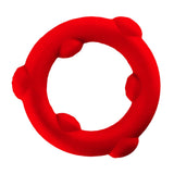 Oxballs Spinner Silicone Cock Ring Red