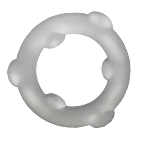 Oxballs Spinner Silicone Cock Ring Vapor Clear