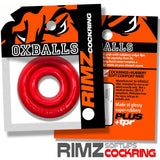 Oxballs Rimz Cock Ring Red