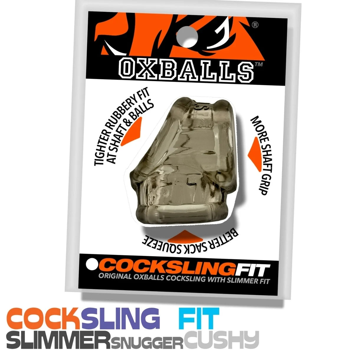 Oxballs Cocksling Fit Sling Storm Smoke
