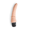 Powercocks Slim Anal Realistic Vibrator Pink 7 Inch