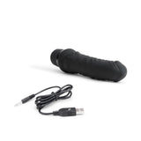 Powercocks Realistic Vibrator Black 6 Inch