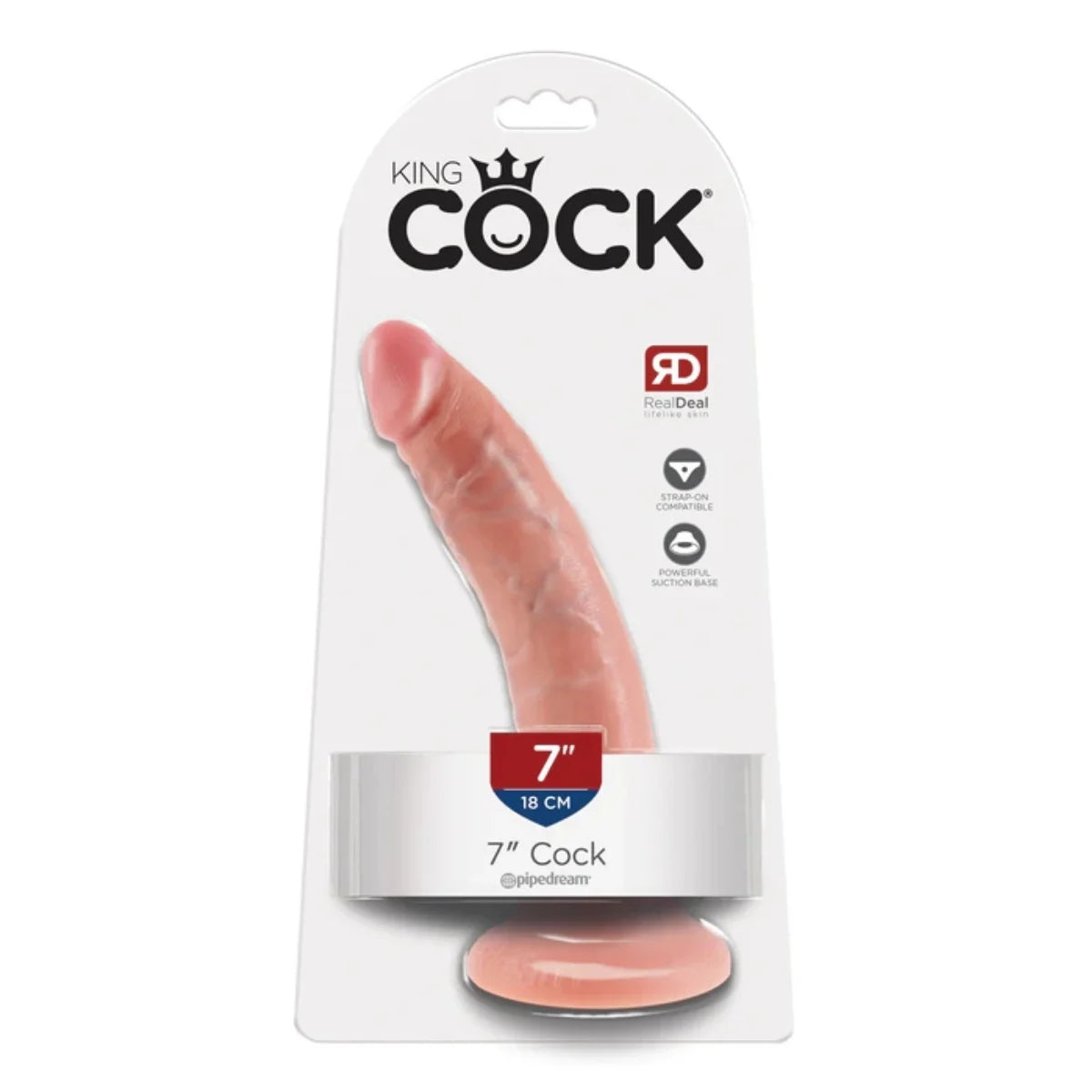 King Cock Dildo Pink 7 Inch