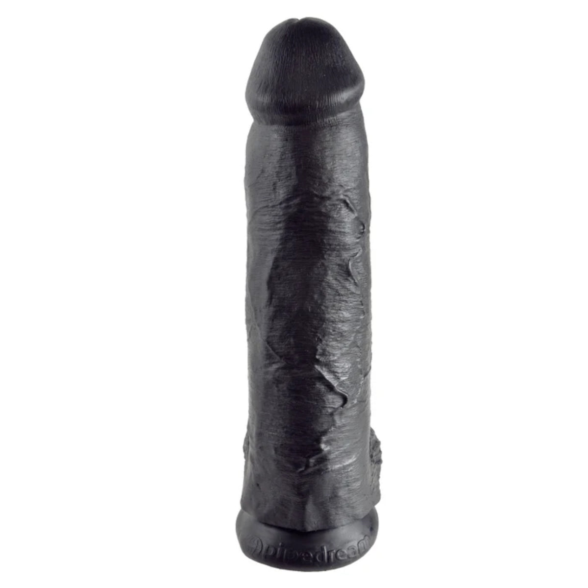 King Cock Dildo With Balls Black 12 Inch