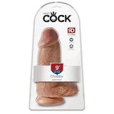 King Cock Chubby Dildo With Balls Tan 9 Inch