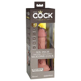 King Cock Elite Vibrating Dual Density Silicone Dildo Pink 6 Inch