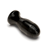 Prowler RED Ribbed Butt Plug Black