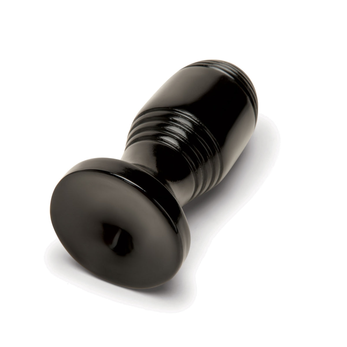 Prowler RED Ribbed Butt Plug Black