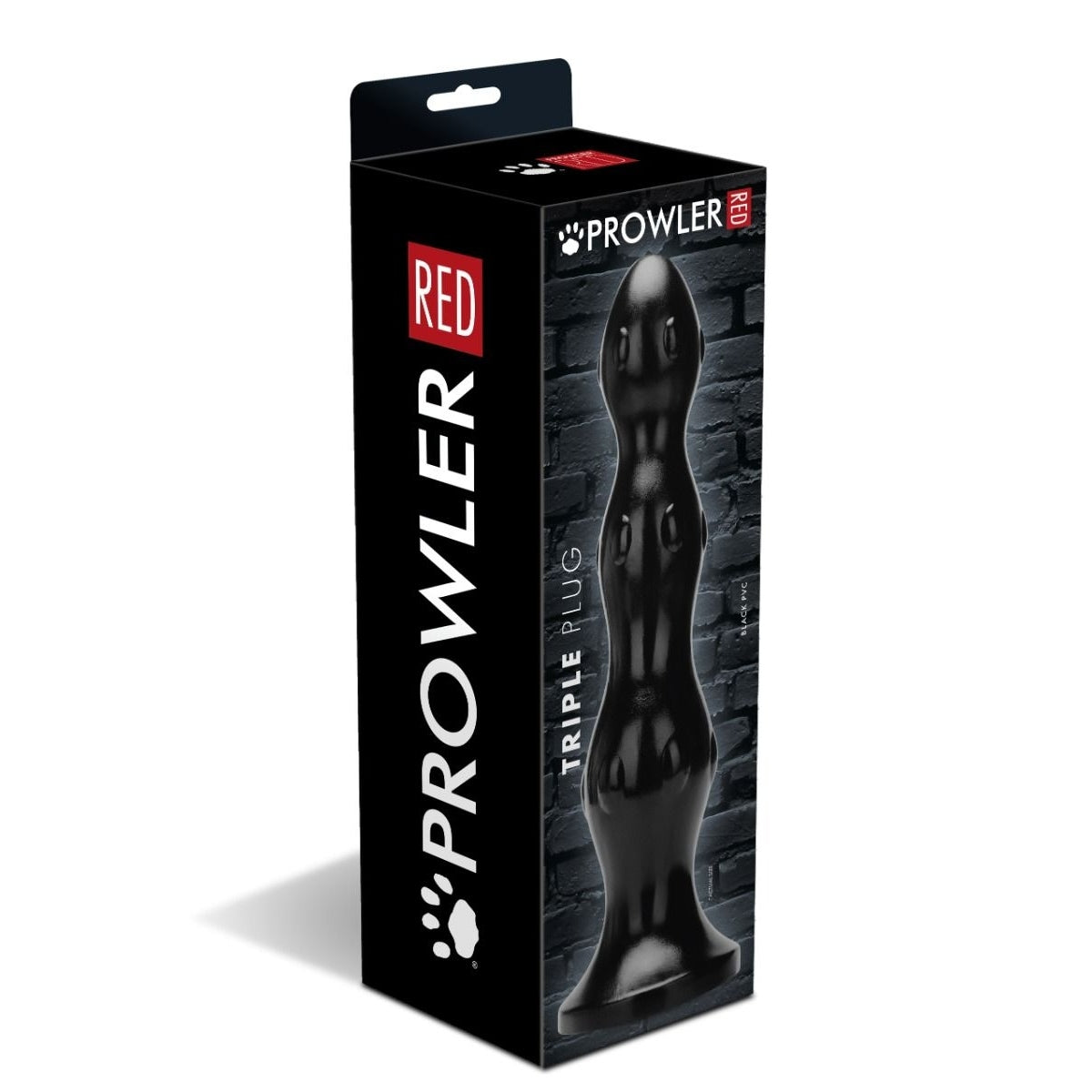 Prowler RED Triple Butt Plug Black