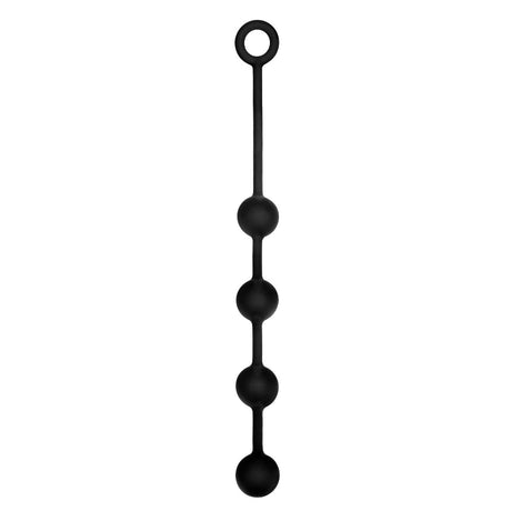Prowler RED Silicone Anal Beads Black Small