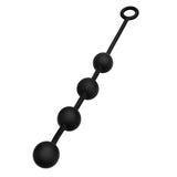 Prowler RED Silicone Anal Beads Black Small