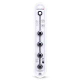 Prowler RED Silicone Anal Beads Black Medium