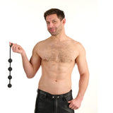 Prowler RED Silicone Anal Beads Black Medium