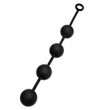 Prowler RED Silicone Anal Beads Black Large