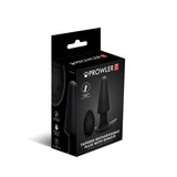 Prowler RED Tapered Rechargeable Butt Plug With Remote Black