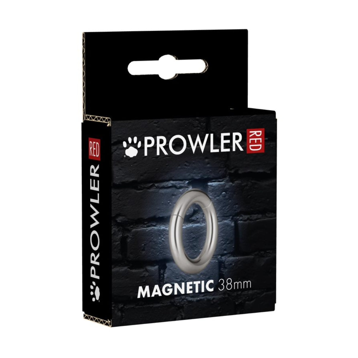 Prowler RED Magnetic Cock Ring 38mm Silver