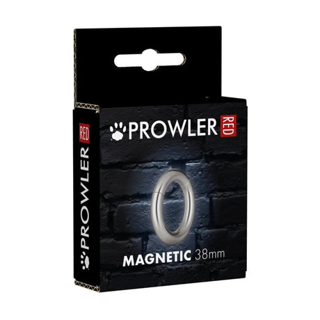 Prowler RED Magnetic Cock Ring 38mm Silver