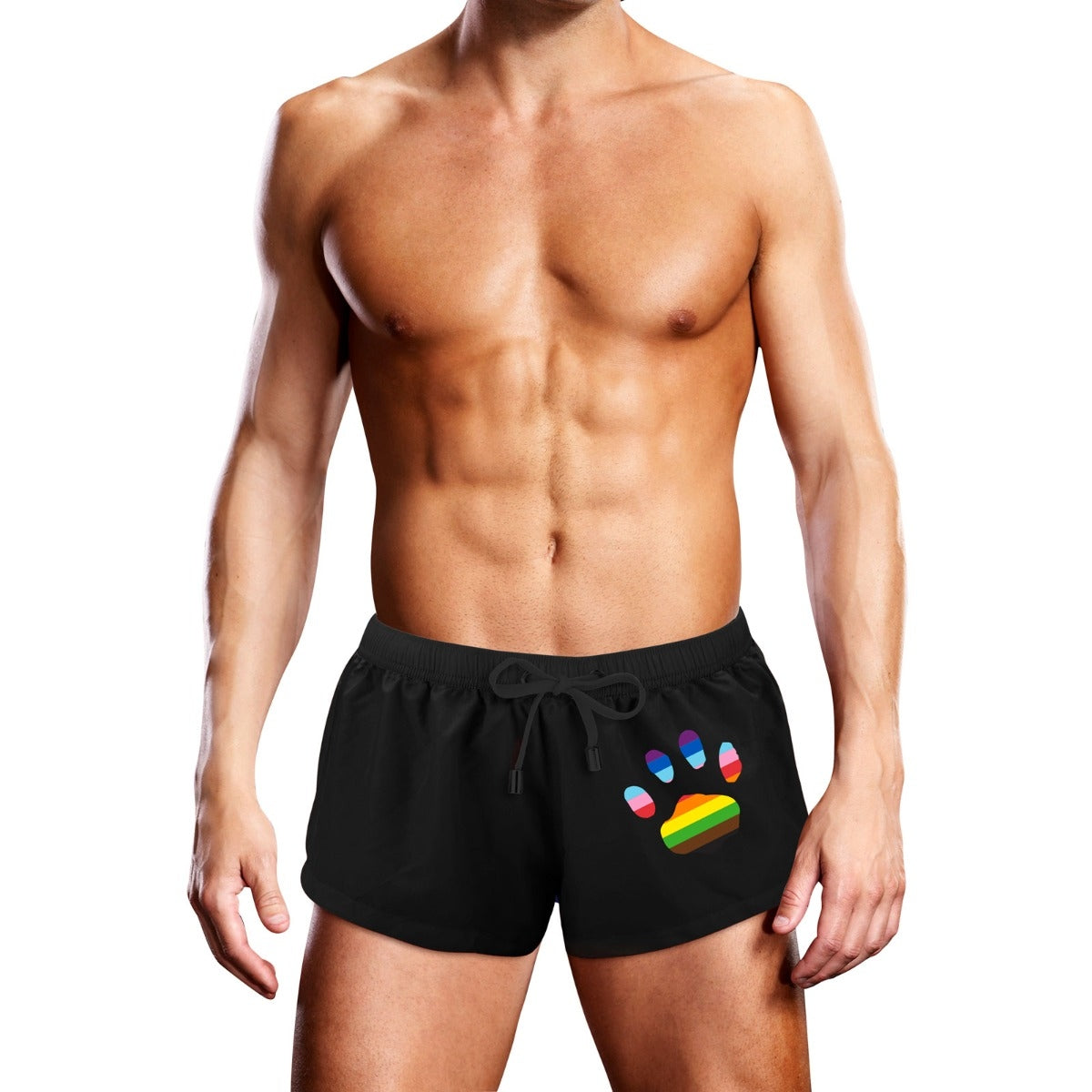 Prowler Swim Trunk Black Oversized Paw Black