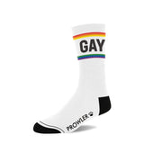 Prowler Gay Socks White Rainbow