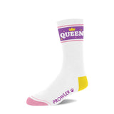 Prowler Queen Socks White Purple Yellow