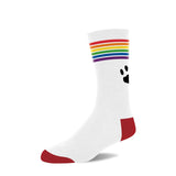 Prowler Pride Socks White Rainbow