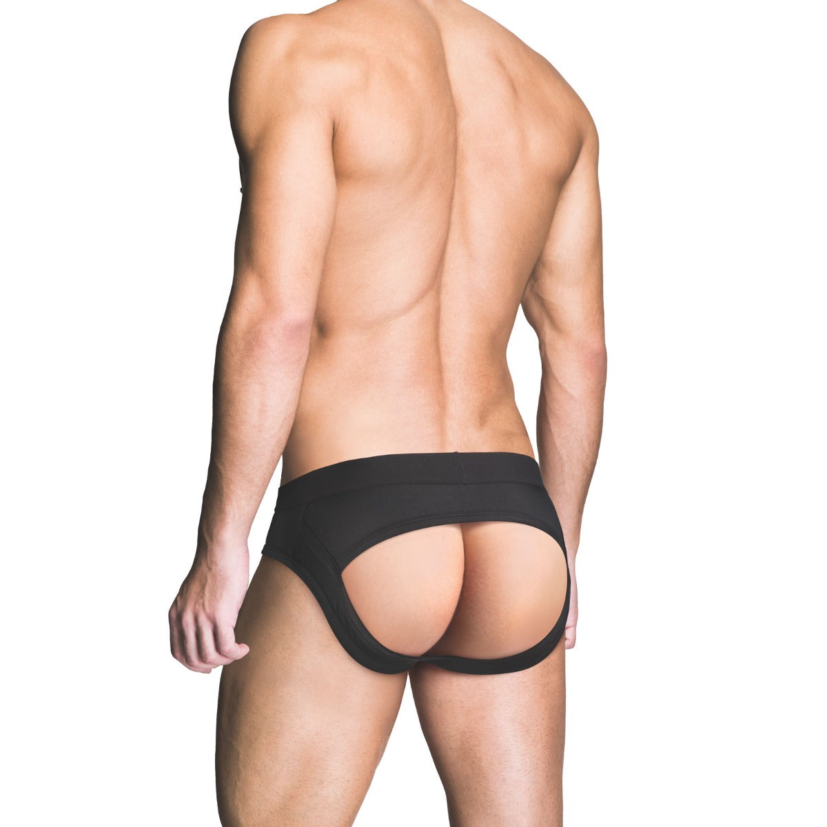 Prowler RED Ass-less Brief Black - Simply Pleasure