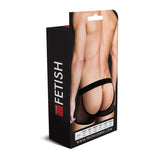 Prowler RED Fishnet Ass-less Trunk Black - Simply Pleasure